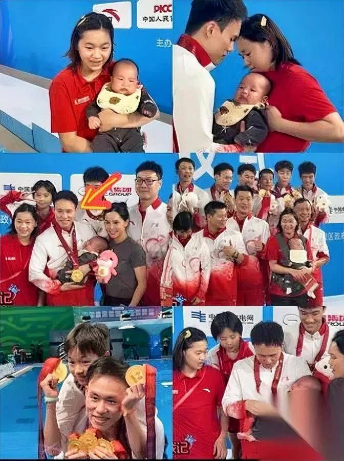 谢思埸怕是要愁死了——

不是因为全红婵抱娃上热搜，

是他拿了两届奥运冠军，居