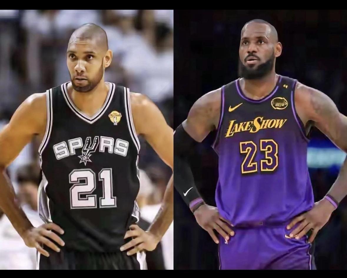 詹姆斯：我得分好
邓肯：我防守好

詹姆斯：我传球好
邓肯：我防守好

詹姆斯：