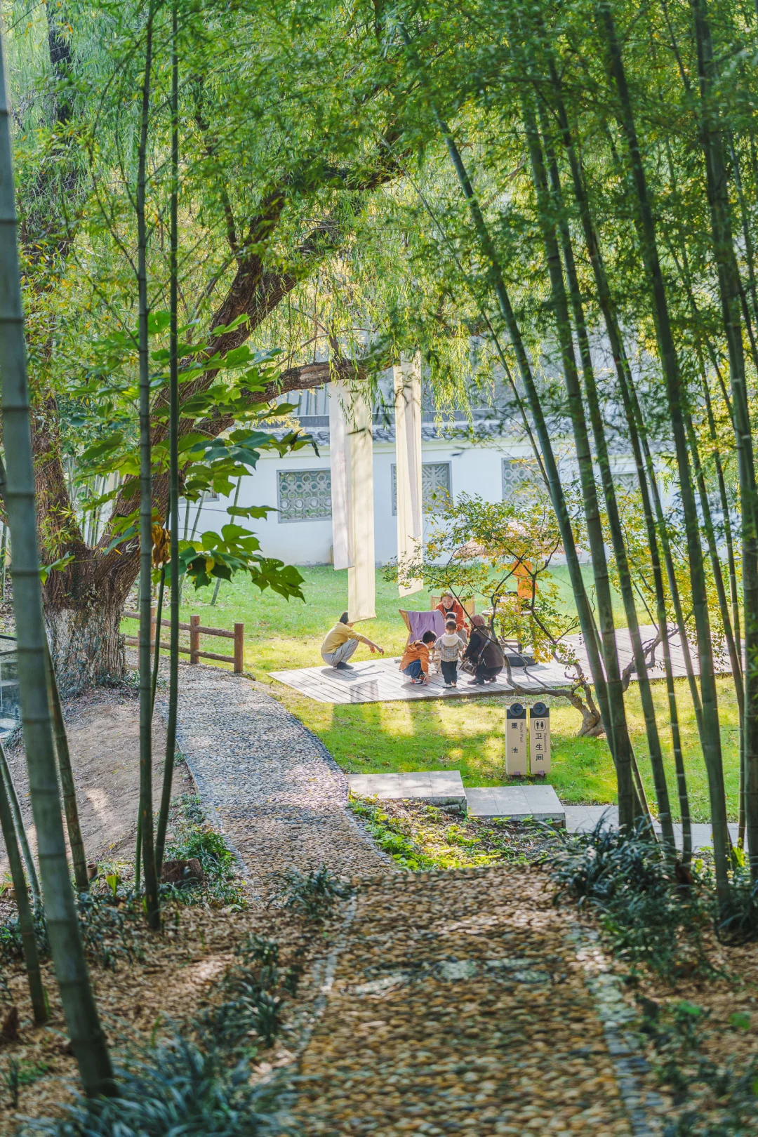 没想到南京还有这么静谧的公园，就在浦口