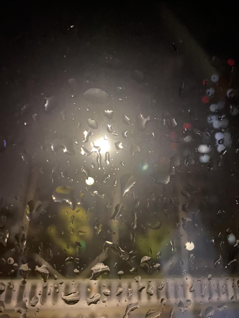 我的今日状态：😁轻松愉快
我这里的天气：🌧下雨