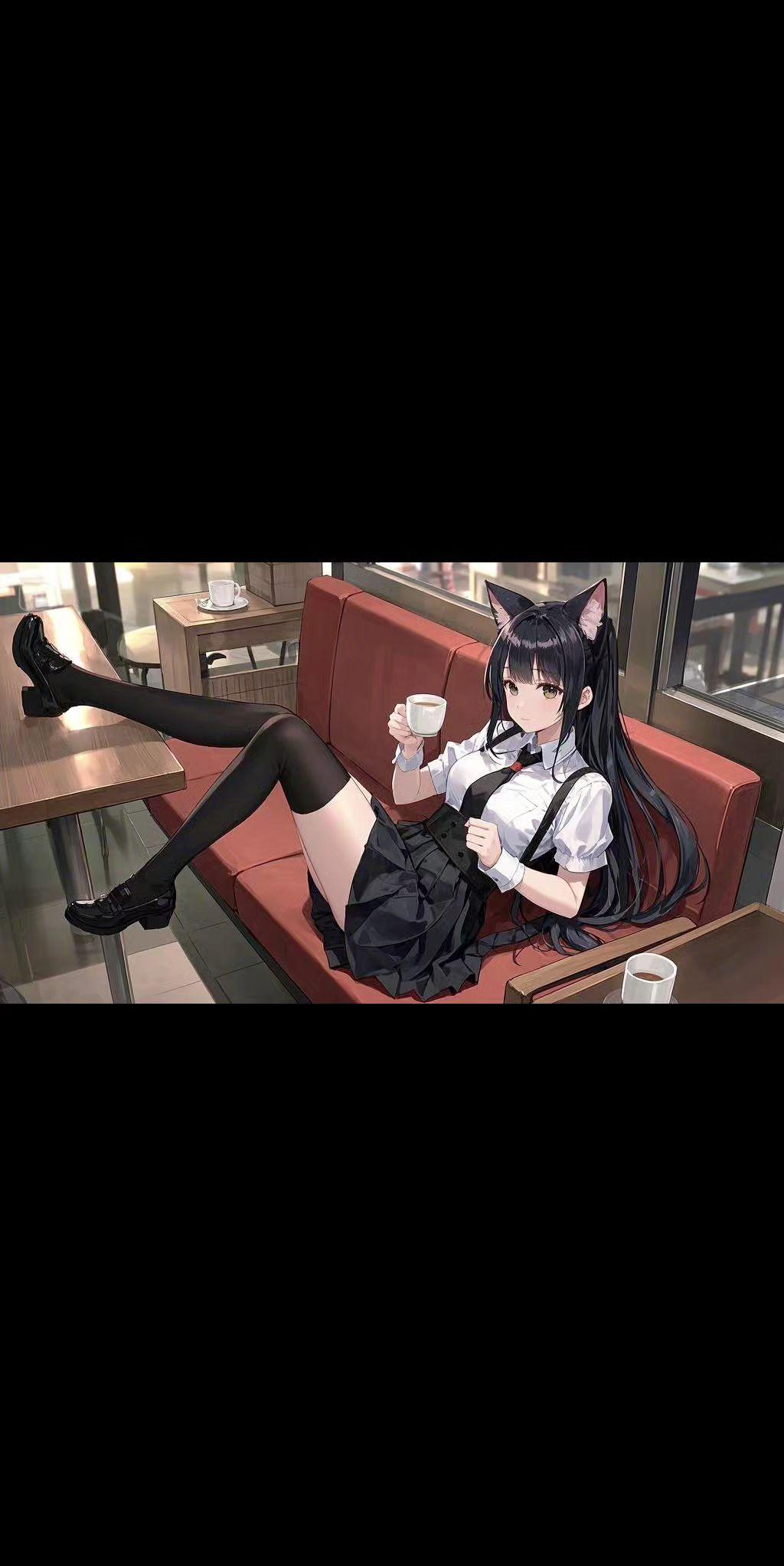 即梦AI 动漫少女 二次元美图 萌妹 制服