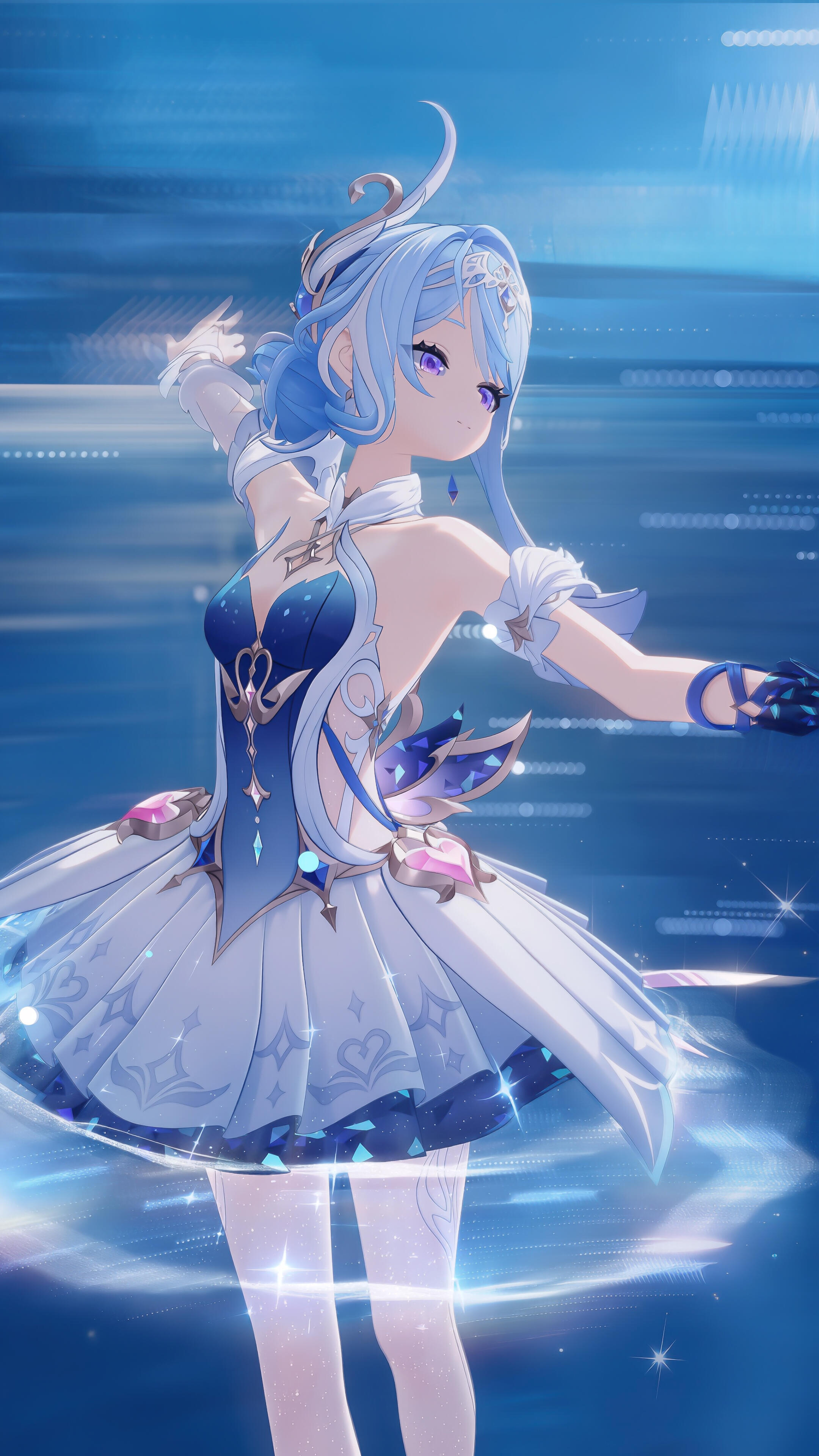 💙原神原神开门原神至冬我的元气假期好消息！原神提前开门了！快去抽奥黛塔！！！ 
