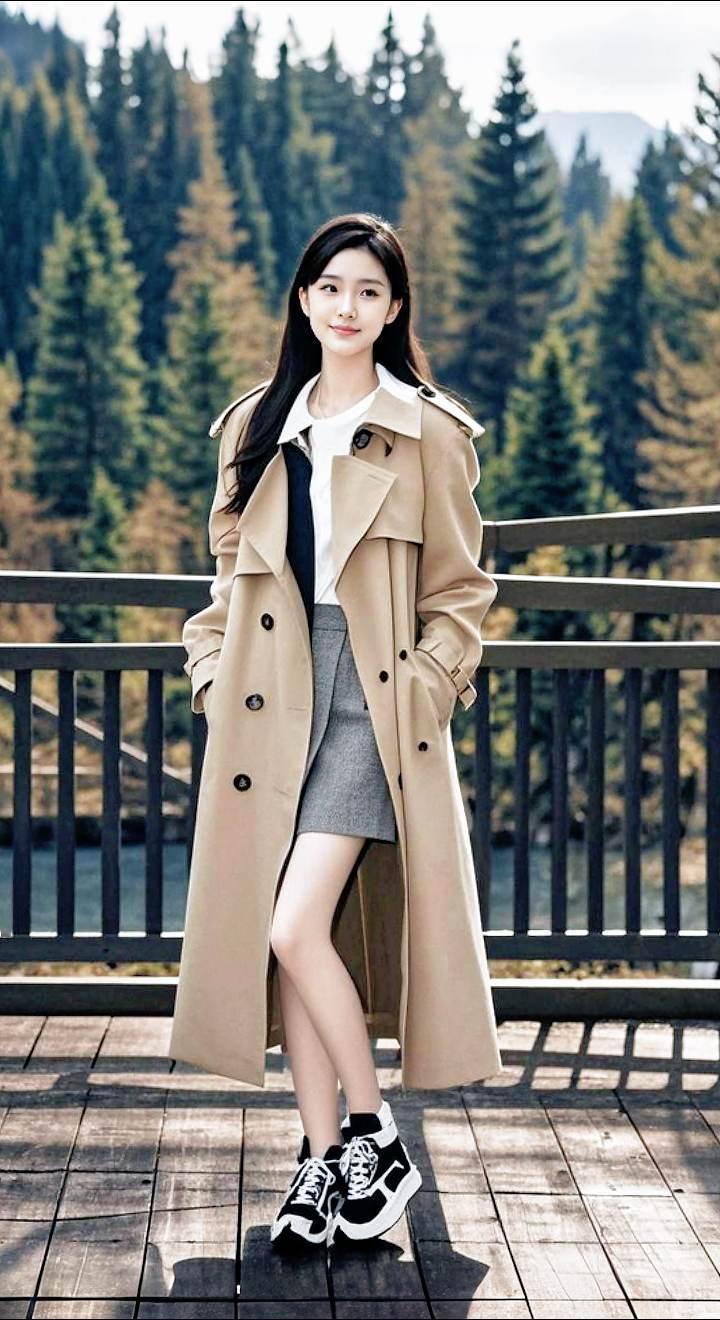 AI扩图 AI林中佳人