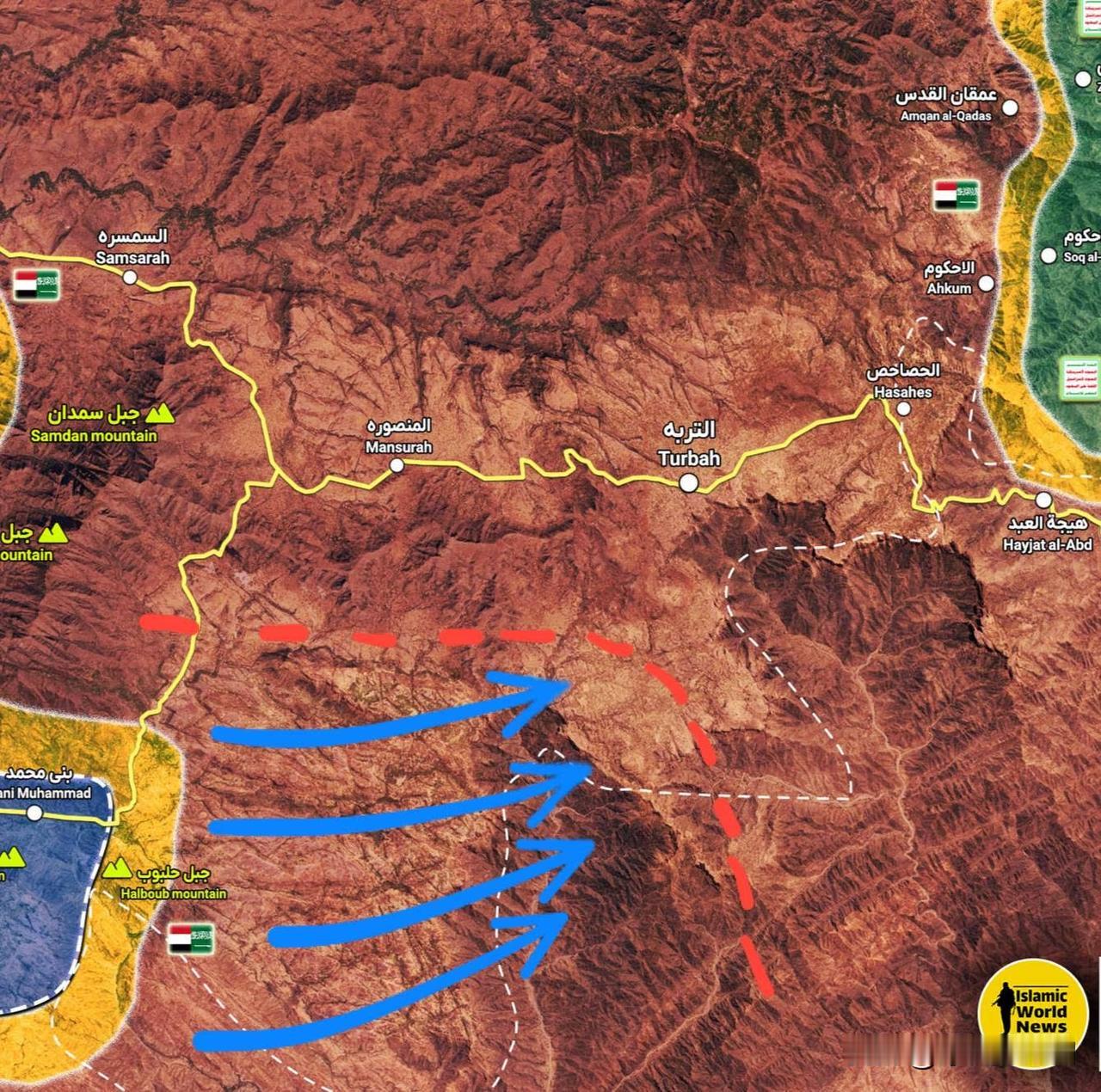 安萨尔·阿拉部队已推进至扎基拉地区，距离塔伊兹—亚丁公路上的重要城镇图尔巴仅6公