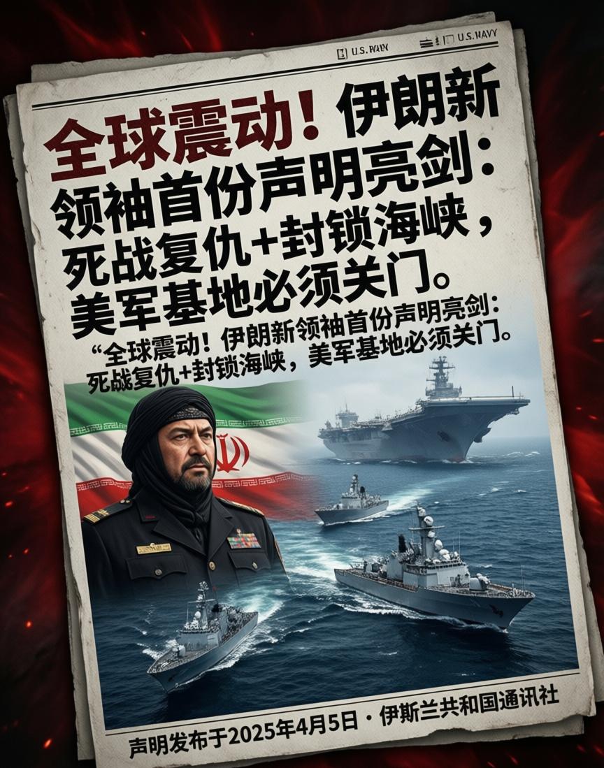 就在3月12号，伊朗新上任的最高领袖穆杰塔巴·哈梅内伊发了份公开声明，话讲得很重