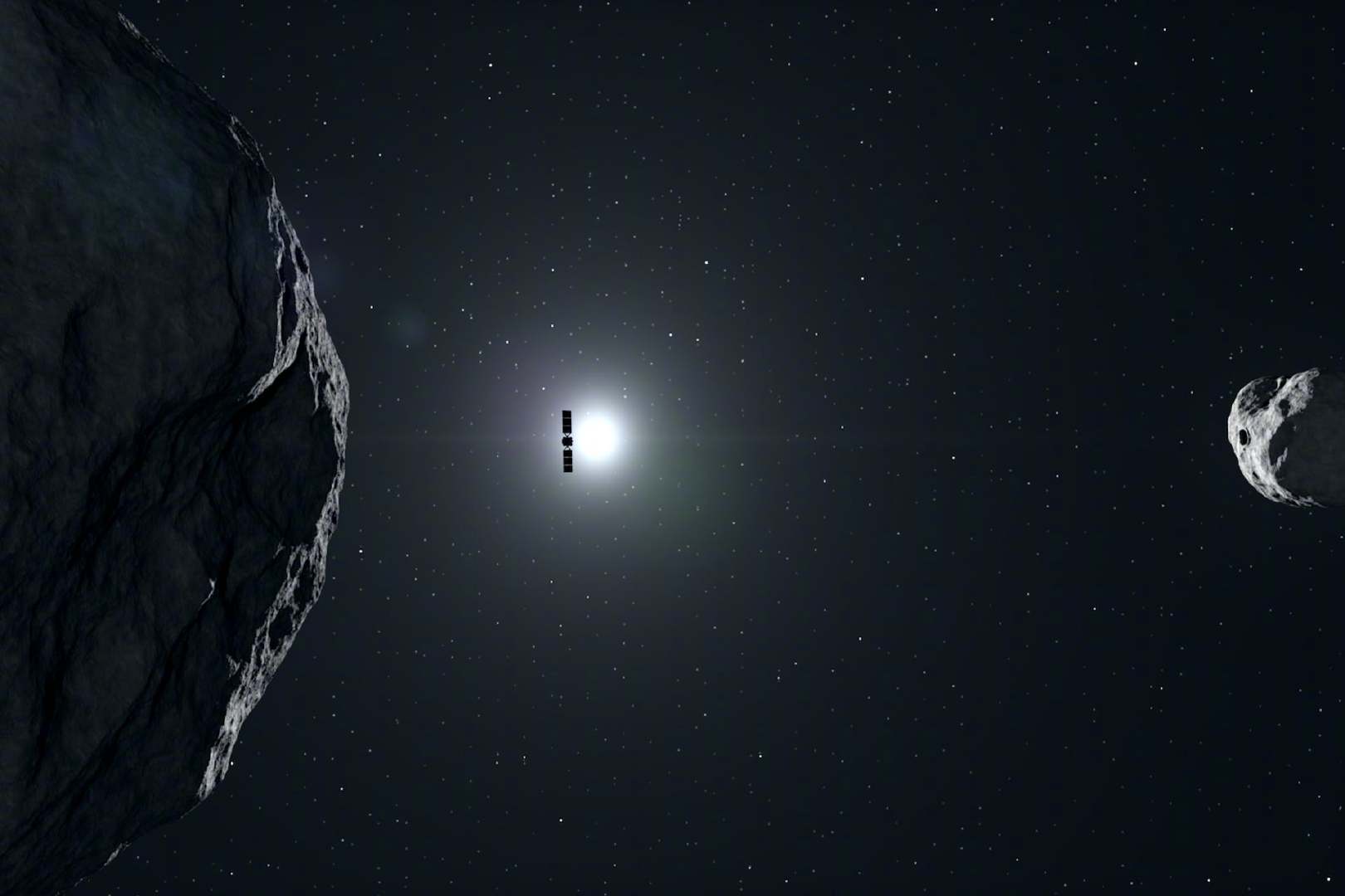 2022年9月，NASA让一个600多千克重的探测器以每秒约6千米的速度，一头撞