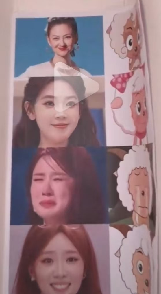 我丫是美羊羊，我朋是喜羊羊。 