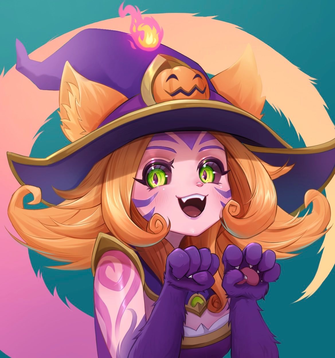 万圣节 妮蔻（cr:Boraiolet）英雄联盟 ​​​