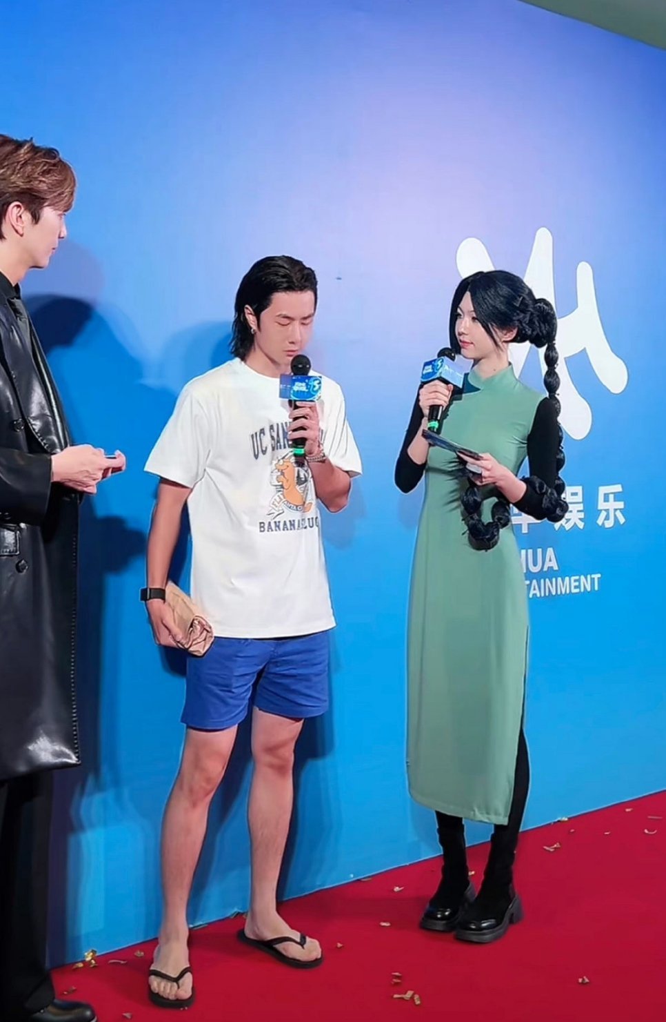 女主持人竟然比王一博还高？ ​​​