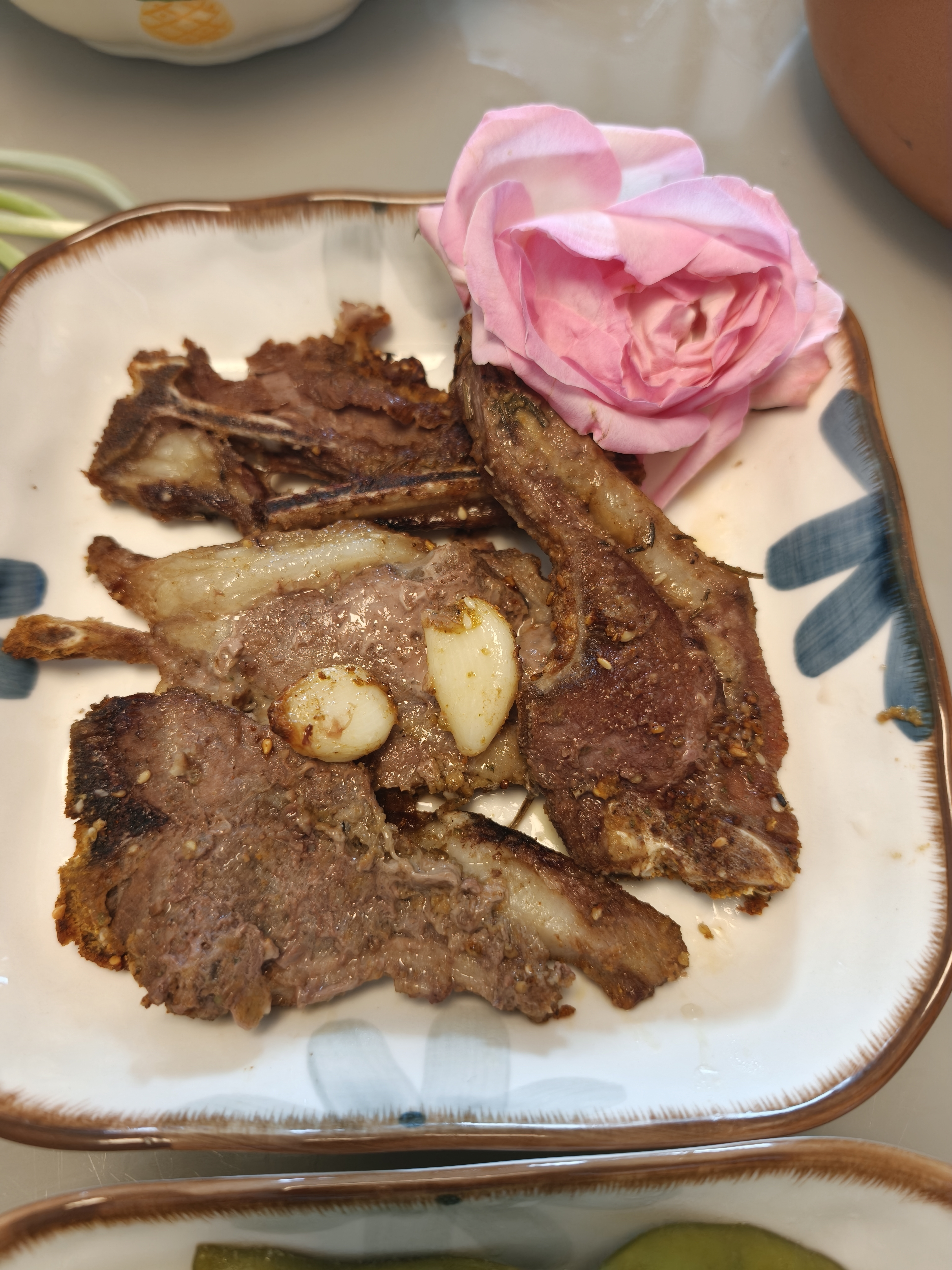 今天老公做的饭长这样的那个花是我放的他没那么娘，钢铁直男 