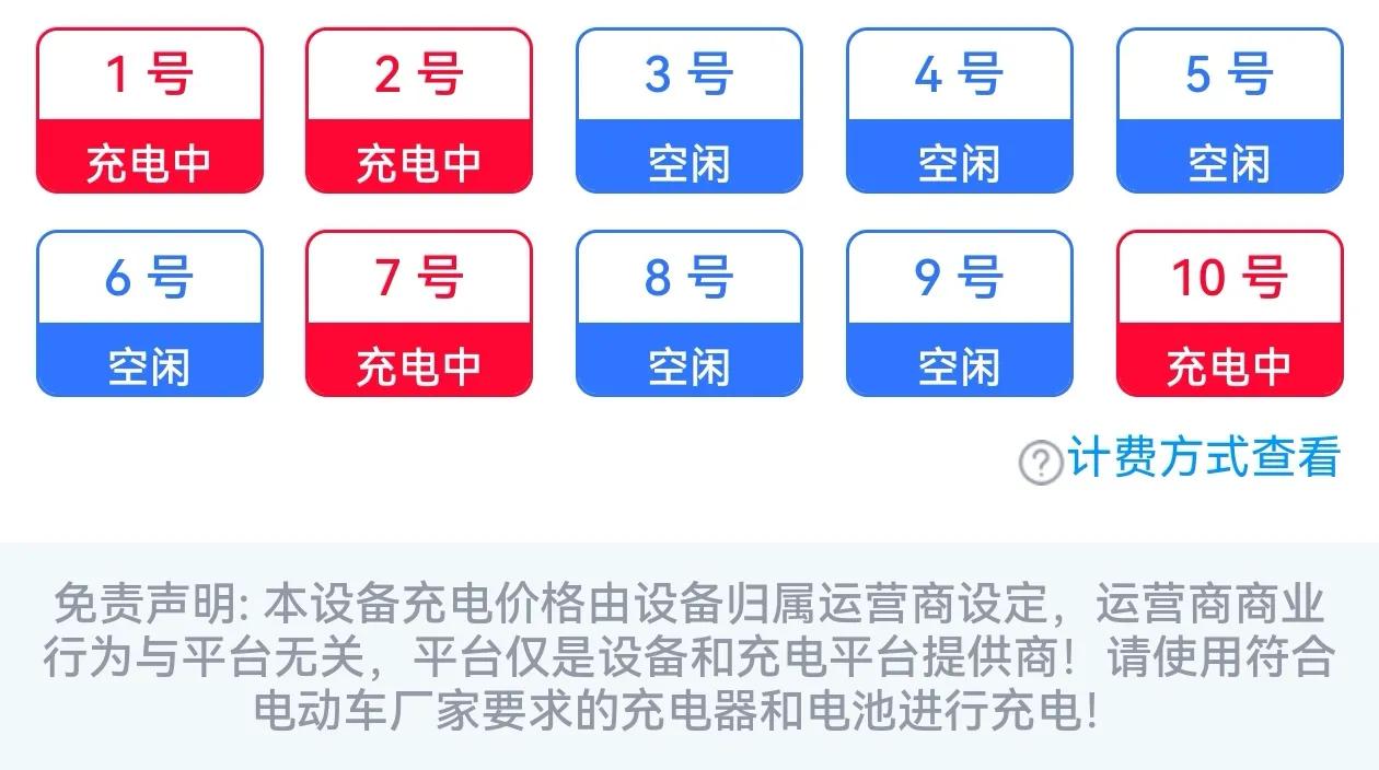 10个充电桩，只有4个在充电，却停满了电瓶车，我想充电怎么办？