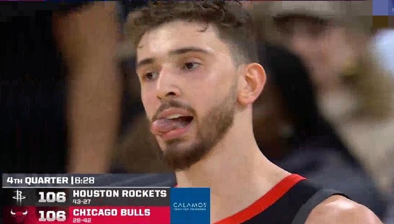 合理且高效！NBA火箭未能逆转公牛 申京33分+13板+10助+2断+2帽，数据