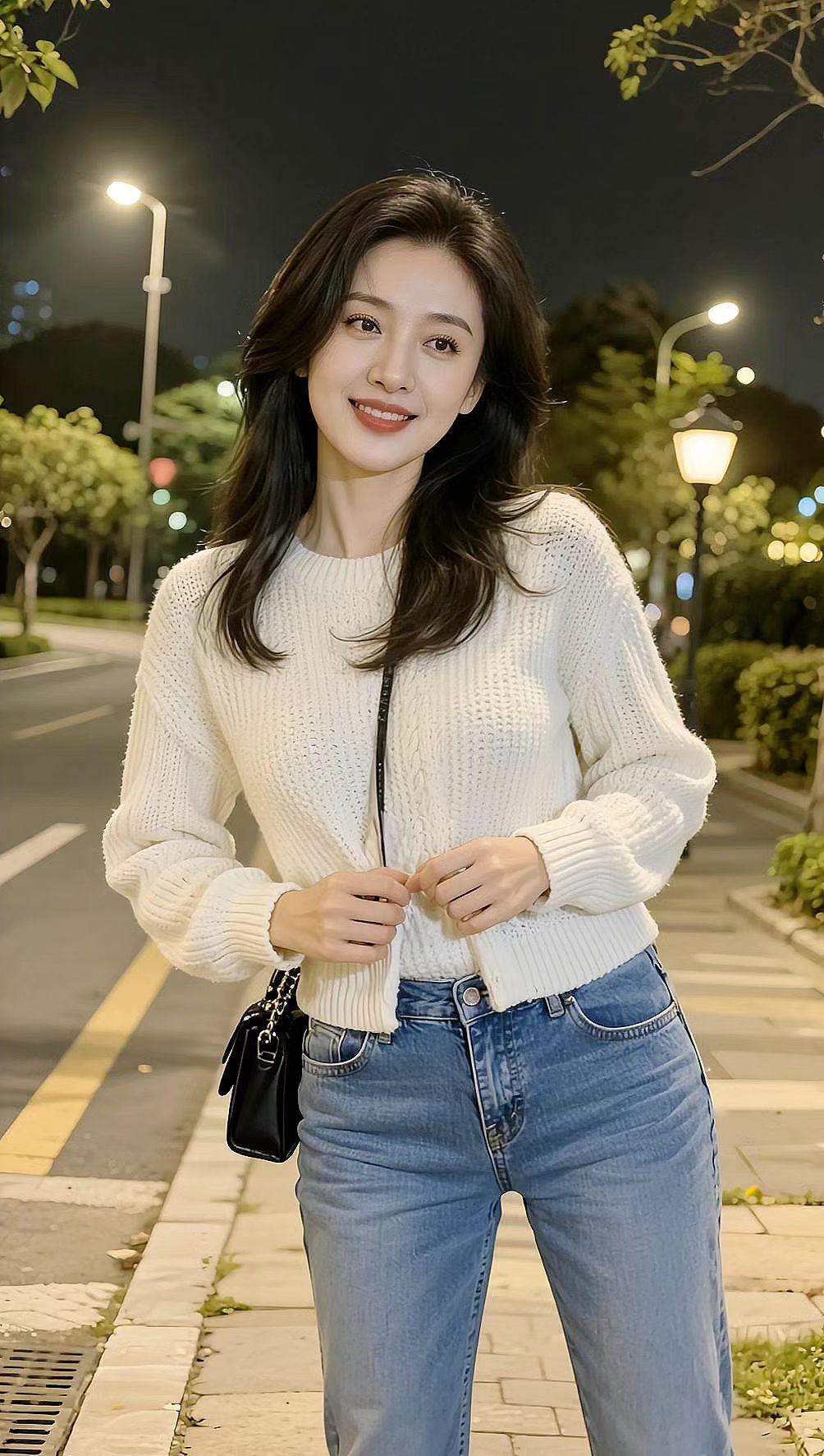 AI夜畔生活照 抖音ai创作 ai写真谁拍谁美 单人随拍 晒出你的ai写真集