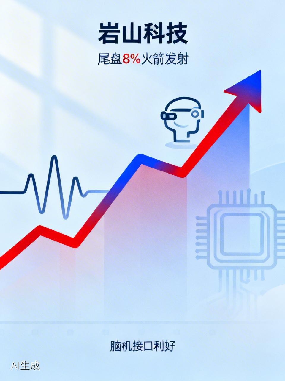 岩山科技这尾盘，看得人目瞪口呆。

几秒钟，从水下-4%直冲+4%，8个点的火箭