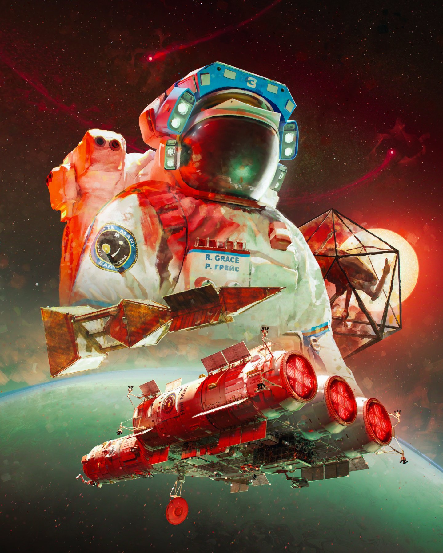 《挽救计划》艺术海报，出自艺术家：voyager212 