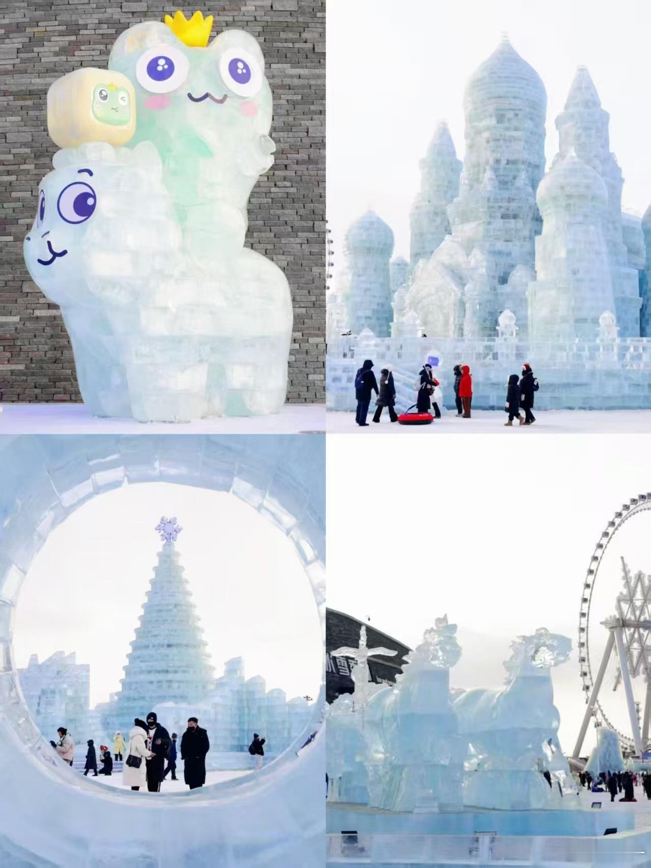 青蛙王子冰雕必拍青蛙王子冰雕 简直就是萌到了一定的境界了呀，看到这么可爱的冰雕，