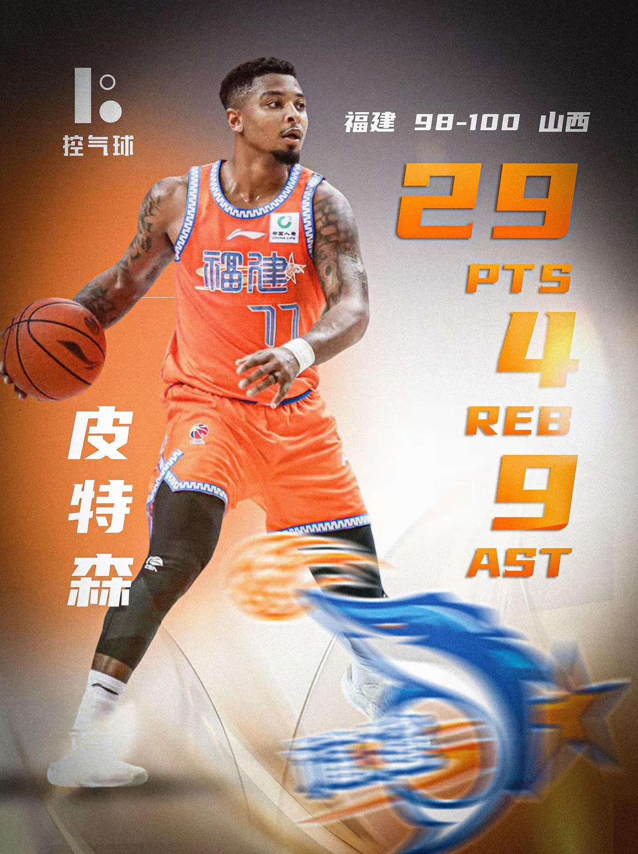 CBA常规赛又一场焦灼大战！福建98-100两分惜败山西，三连胜就此终结。本场比