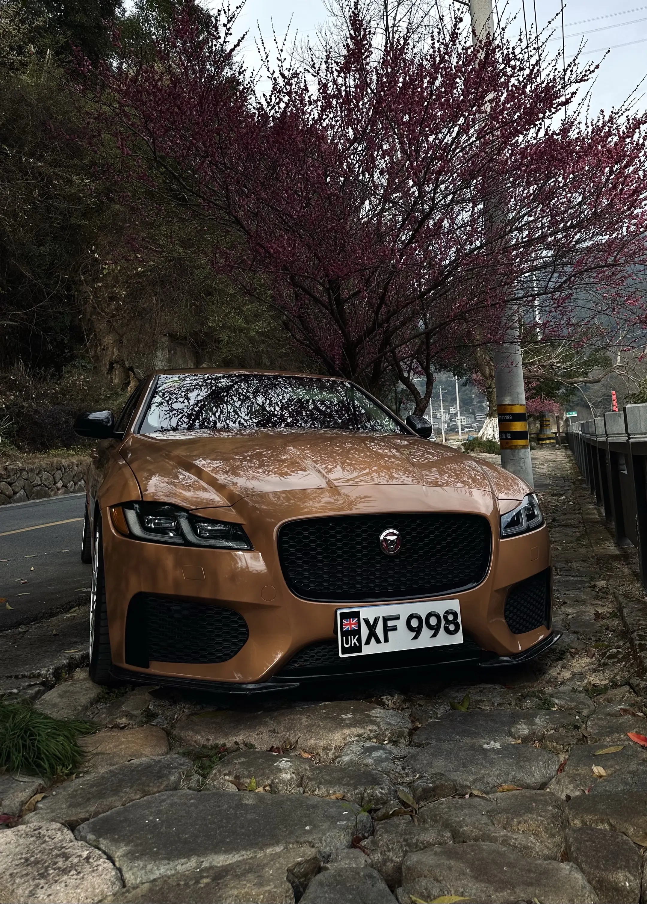 老式燃油车陪伴的浪漫。