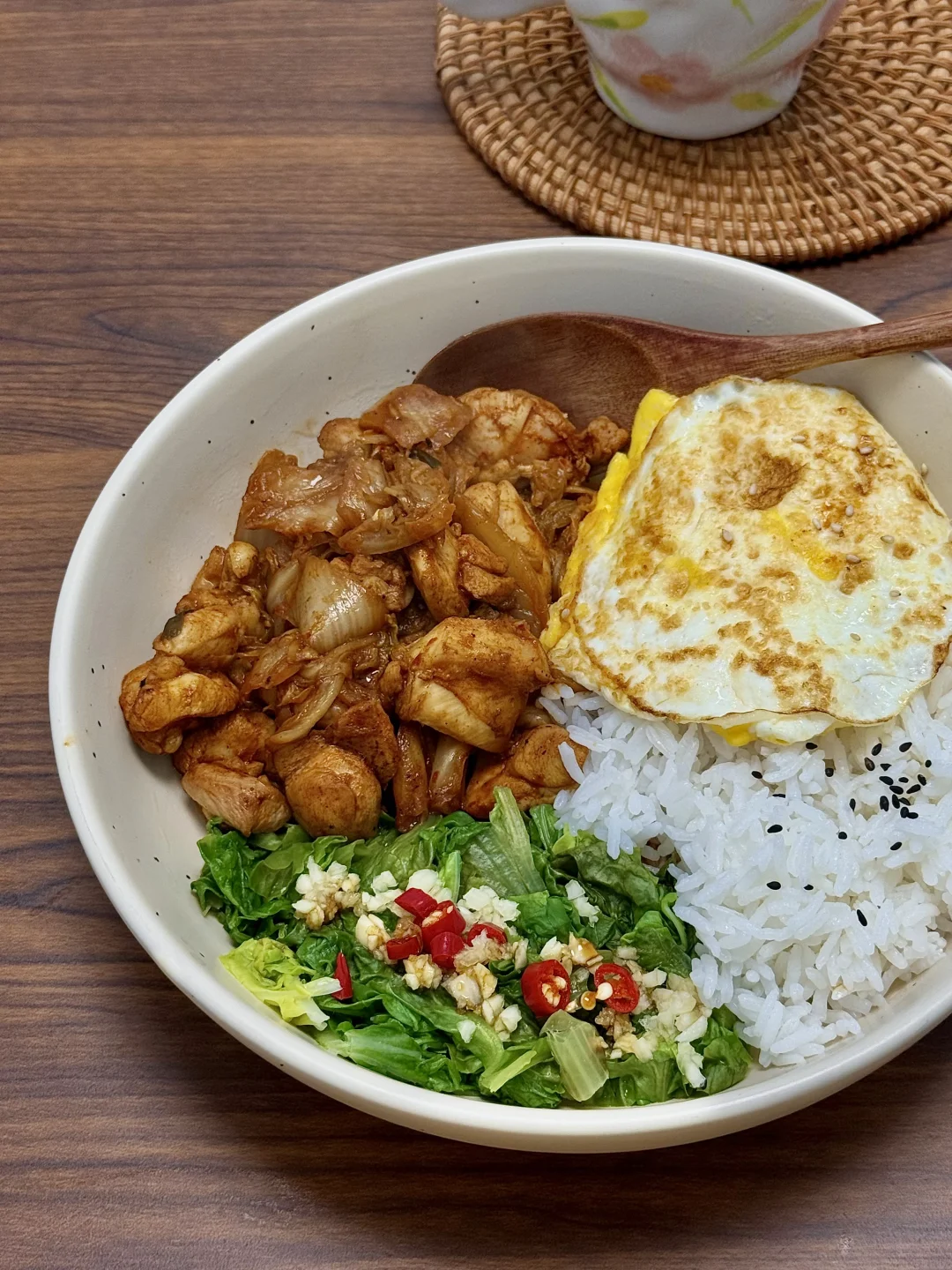 今日减脂餐｜低卡韩式拌饭，又幸福了