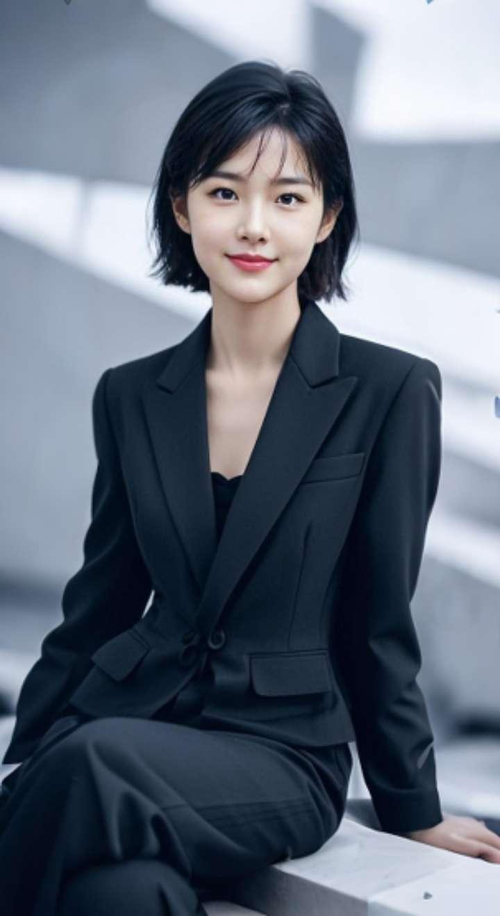 AI扩图 AI黑装型格