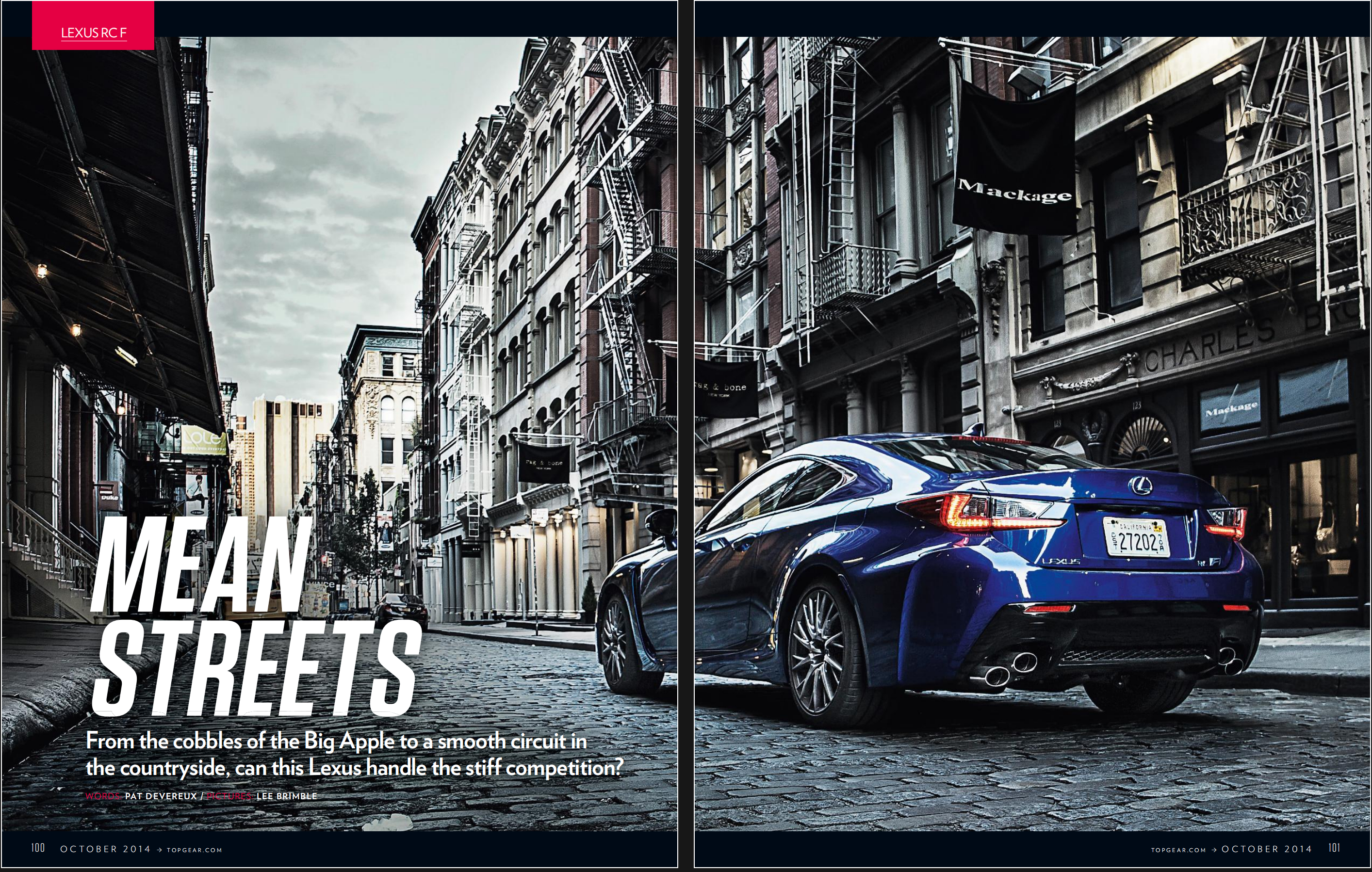 把 RC F 想象成 LFA 和 IS - F 的‘爱情结晶。它是每一辆 GT8