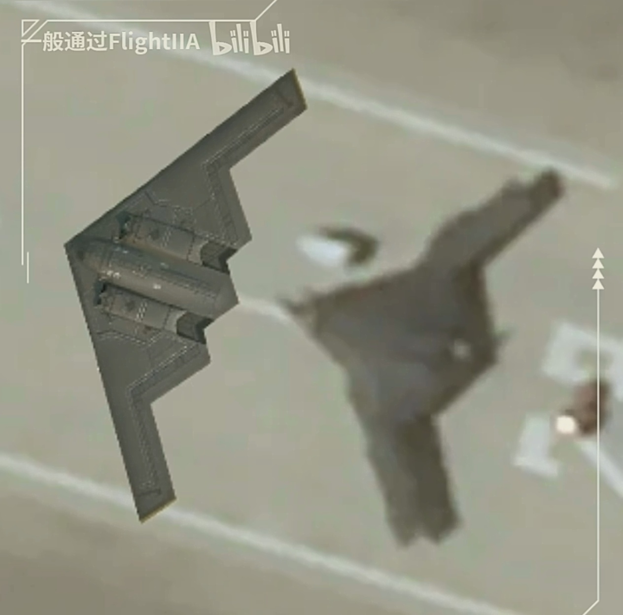 马兰新无人战略轰炸机和B-2、B-21同比例对比图 [思考]特别是图二、图三可看