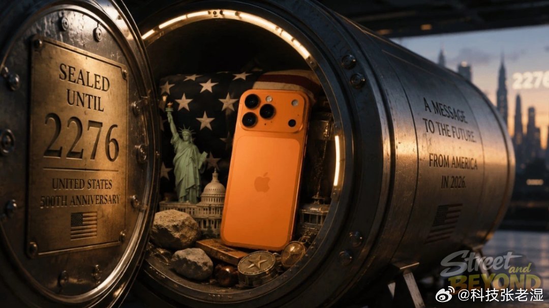 iphone17计划2276年重启 在对于美国人这么重要的一个日子，一部iPho