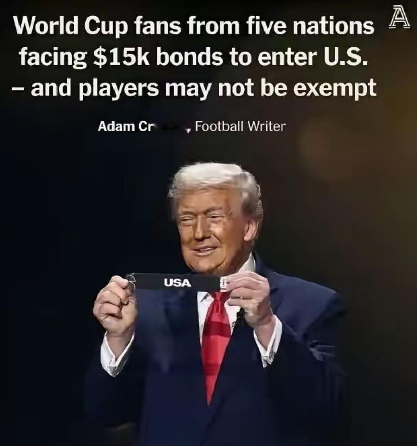 见过不要脸的，没见过这么不要脸的！特朗普现在直接把手伸到世界杯上面，摆明了就是借