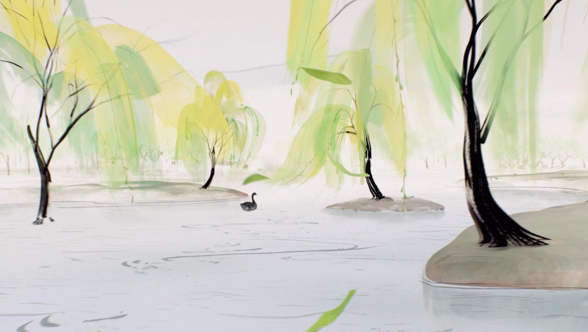 和靳东走进吴冠中笔下的春天 从2025到2026的跨年惊喜，是跟着靳东解锁吴冠中