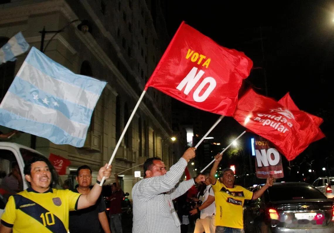 地球公民之楷模  厄瓜多尔民众公投 对外国军事基地说“不”
公投初步计票结果出炉