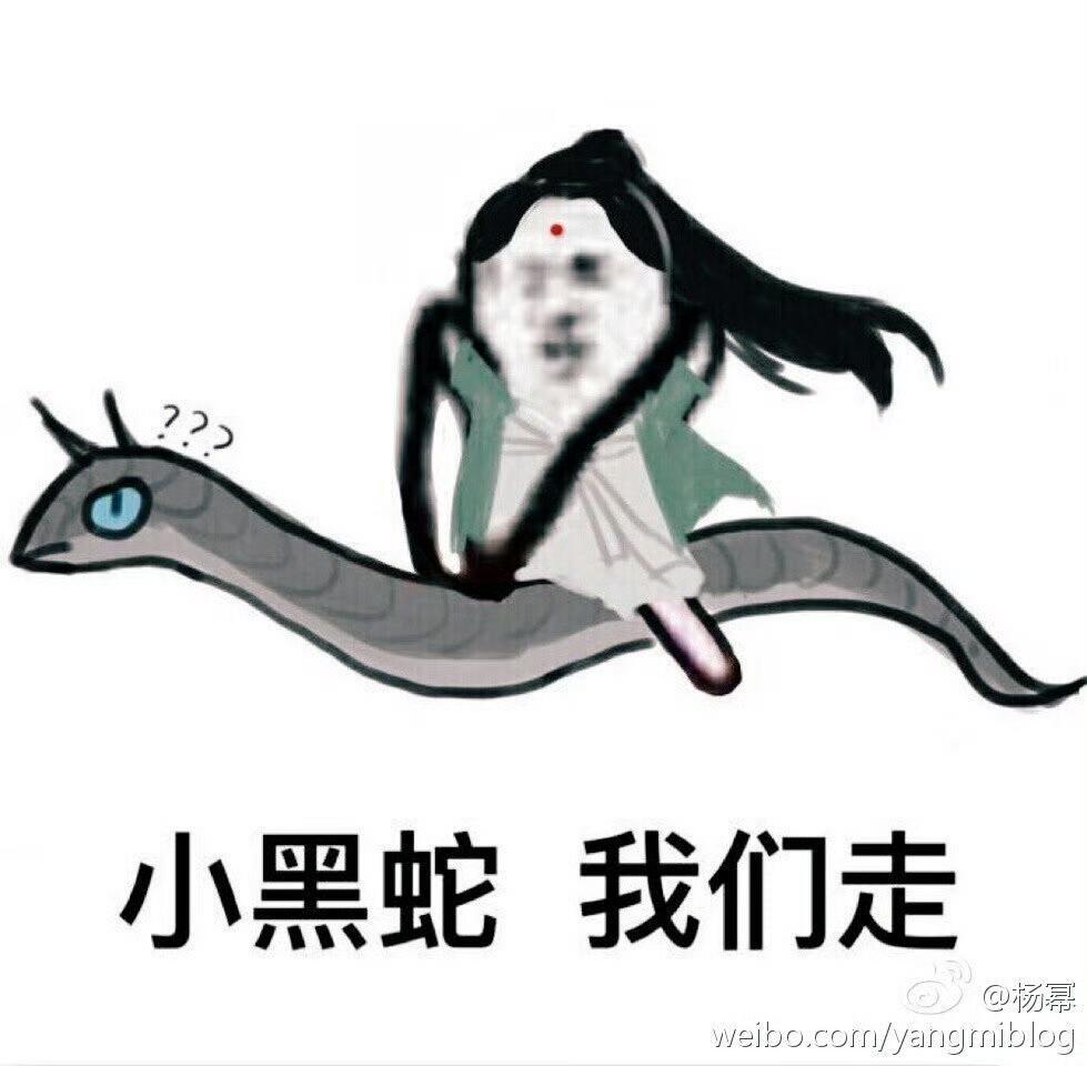 粉丝买了杨幂摸过的蛇今天我还看到剧粉说，快十年了，素素看到小黑蛇还是走不动道回顾