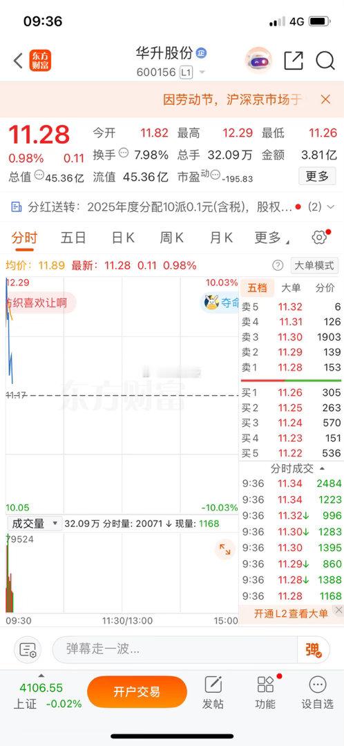 华升股份，找好的机会上车，上车，上车 