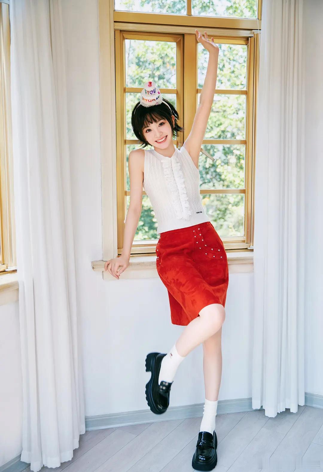 田曦薇这个简直可以说是诈骗了这谁还能认出 ​​​