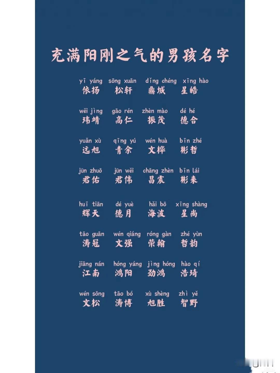 充满阳刚之气的唯美男孩名字

1. **逸尘**  
   - 释义：超脱尘俗，