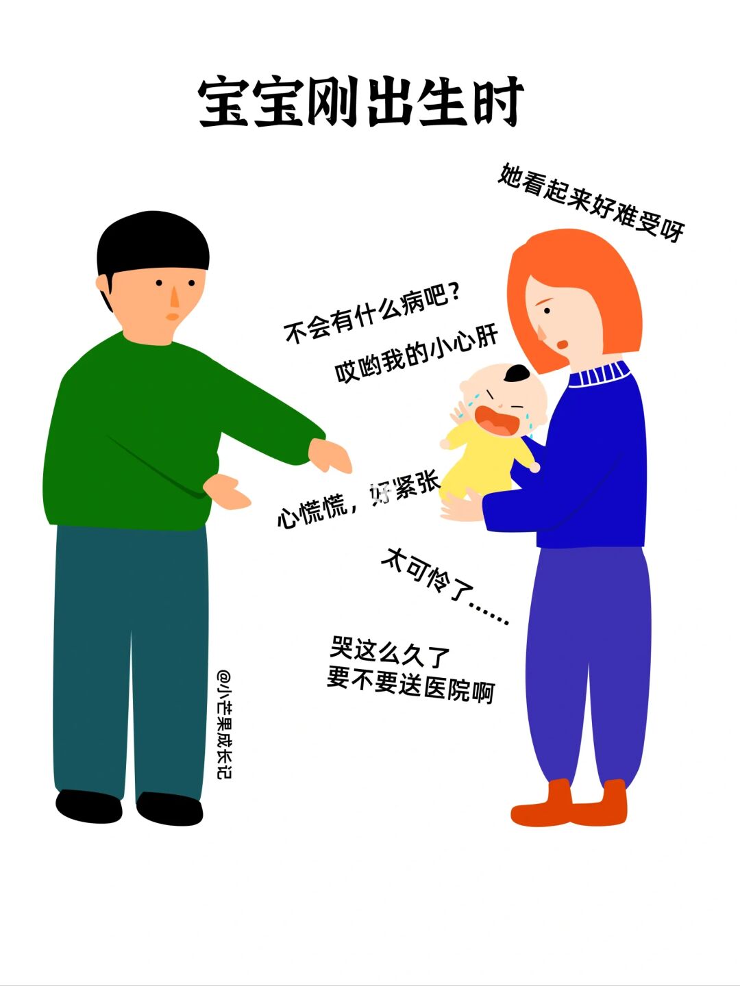 宝宝刚出生时VS当妈一年后