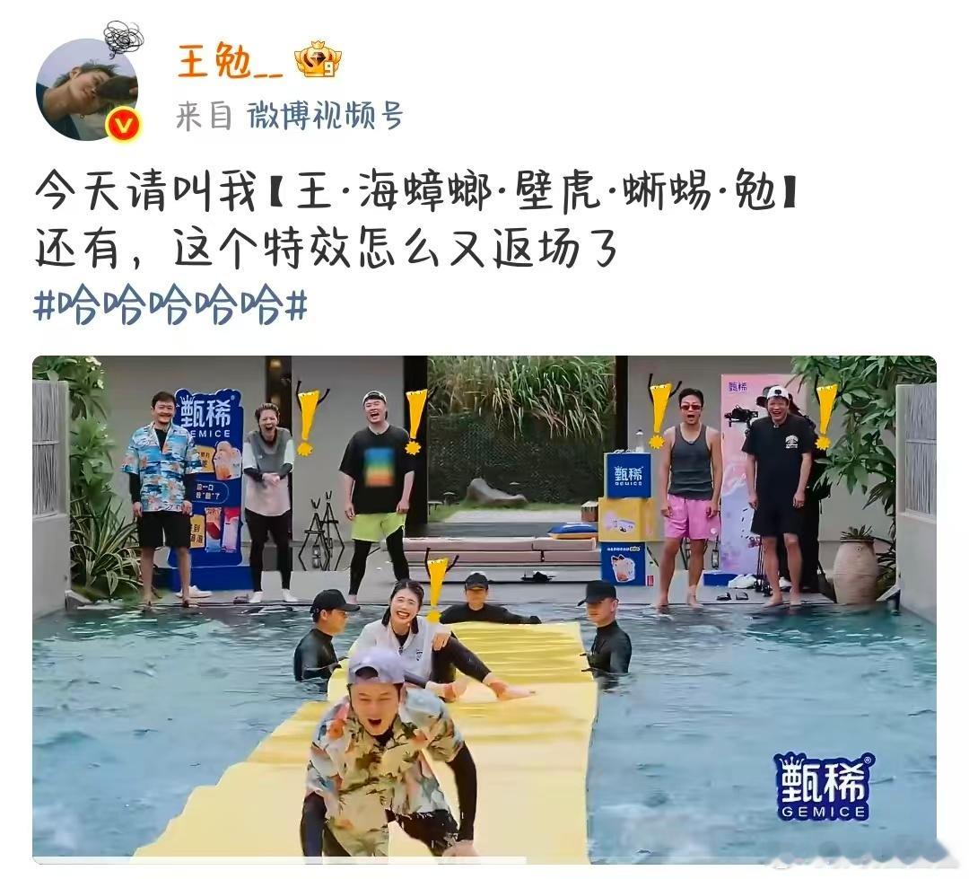王勉赢了世界冠军丢了面子笑到缺氧！王勉赢了世界冠军却把面子丢尽，为赢比赛化身壁虎