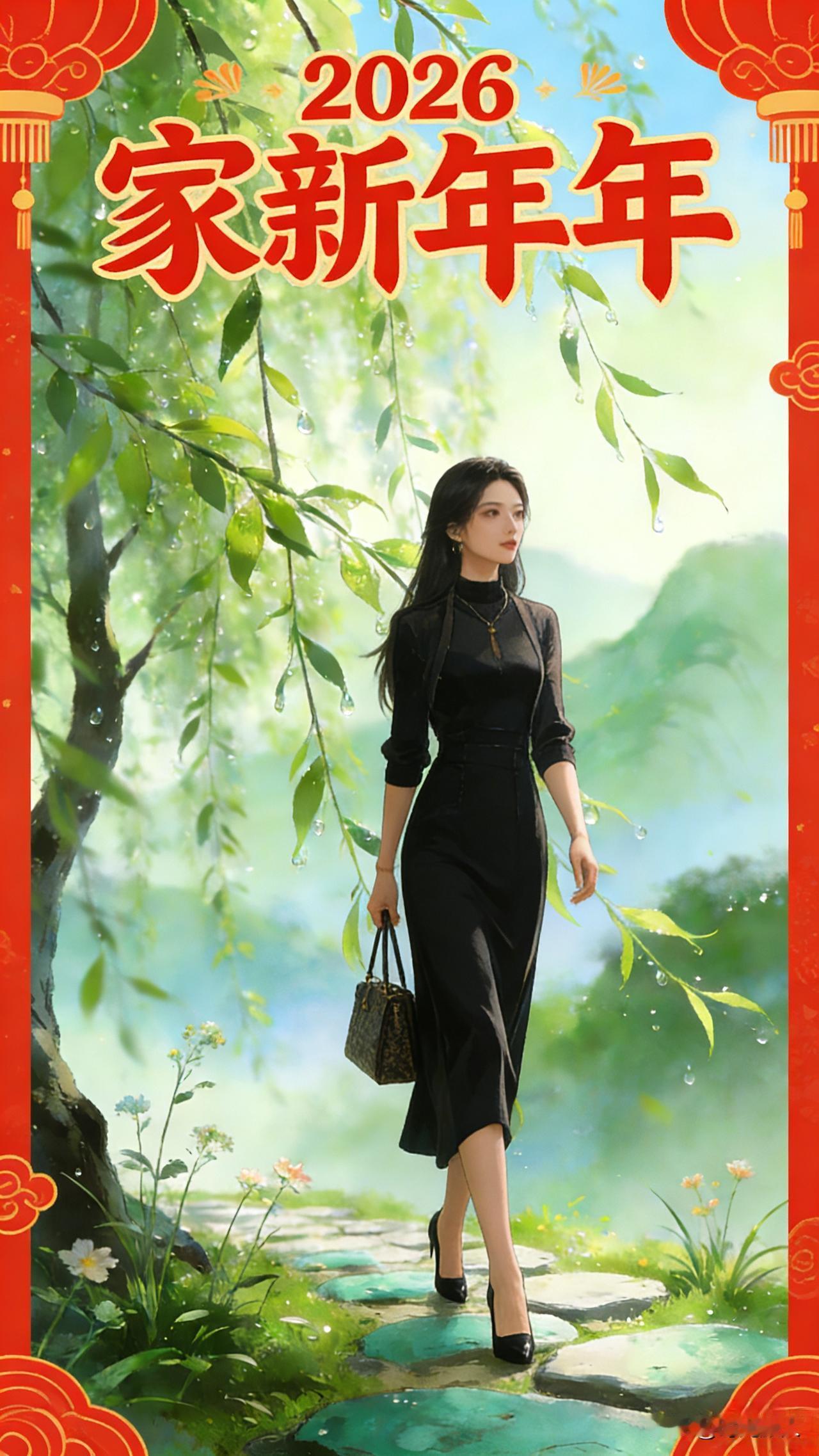 大年初一春意满！经典上联求下联～

上联：春风吹绿千枝柳
下联：？？？？？？？