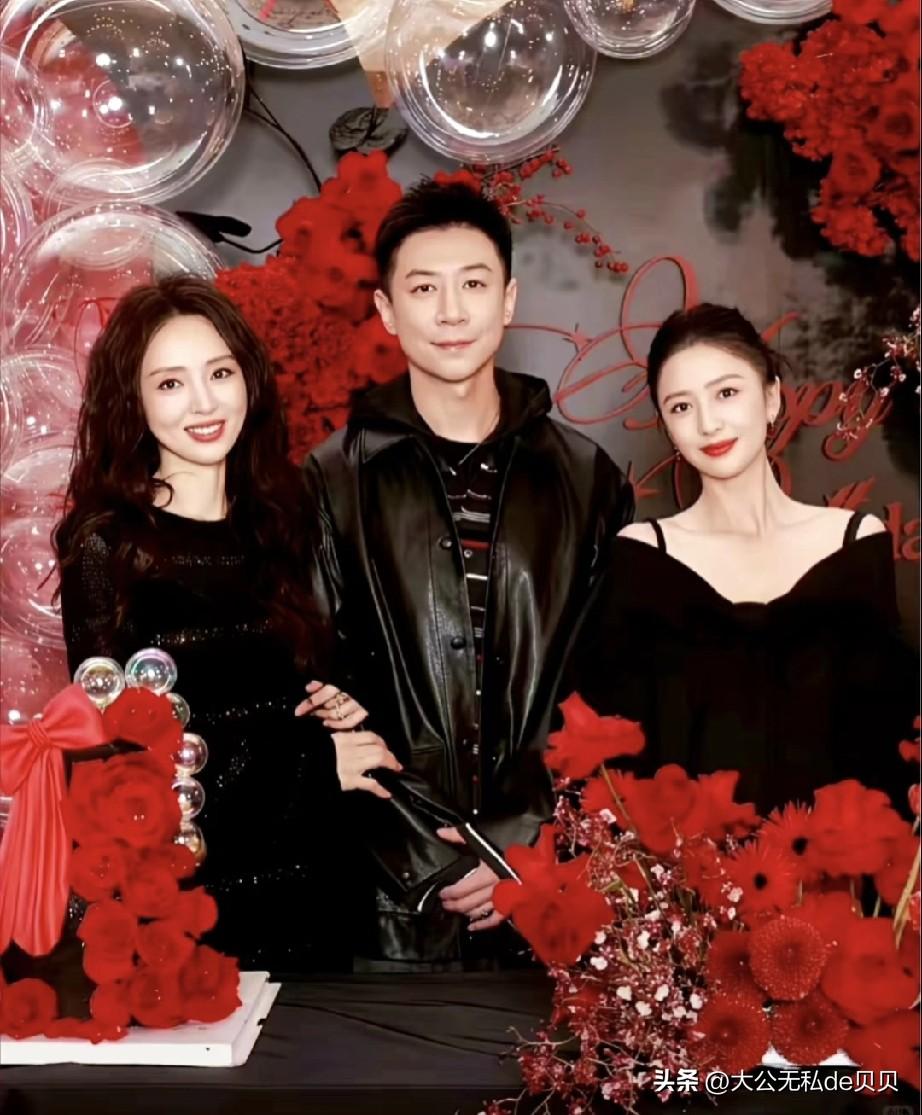 这张合照很有意思！

如果不是提前知道三人的观众，估计很多人会以为张维伊和佟丽娅