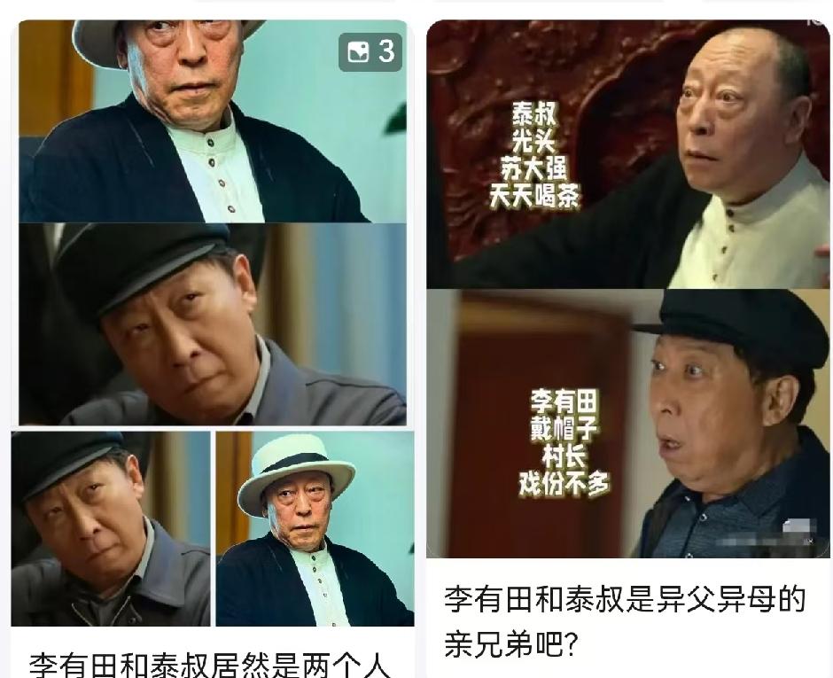 这两个人长得太像了，看他们在同一部电视剧里，还以为是一人饰演两个角色，跟别人争论