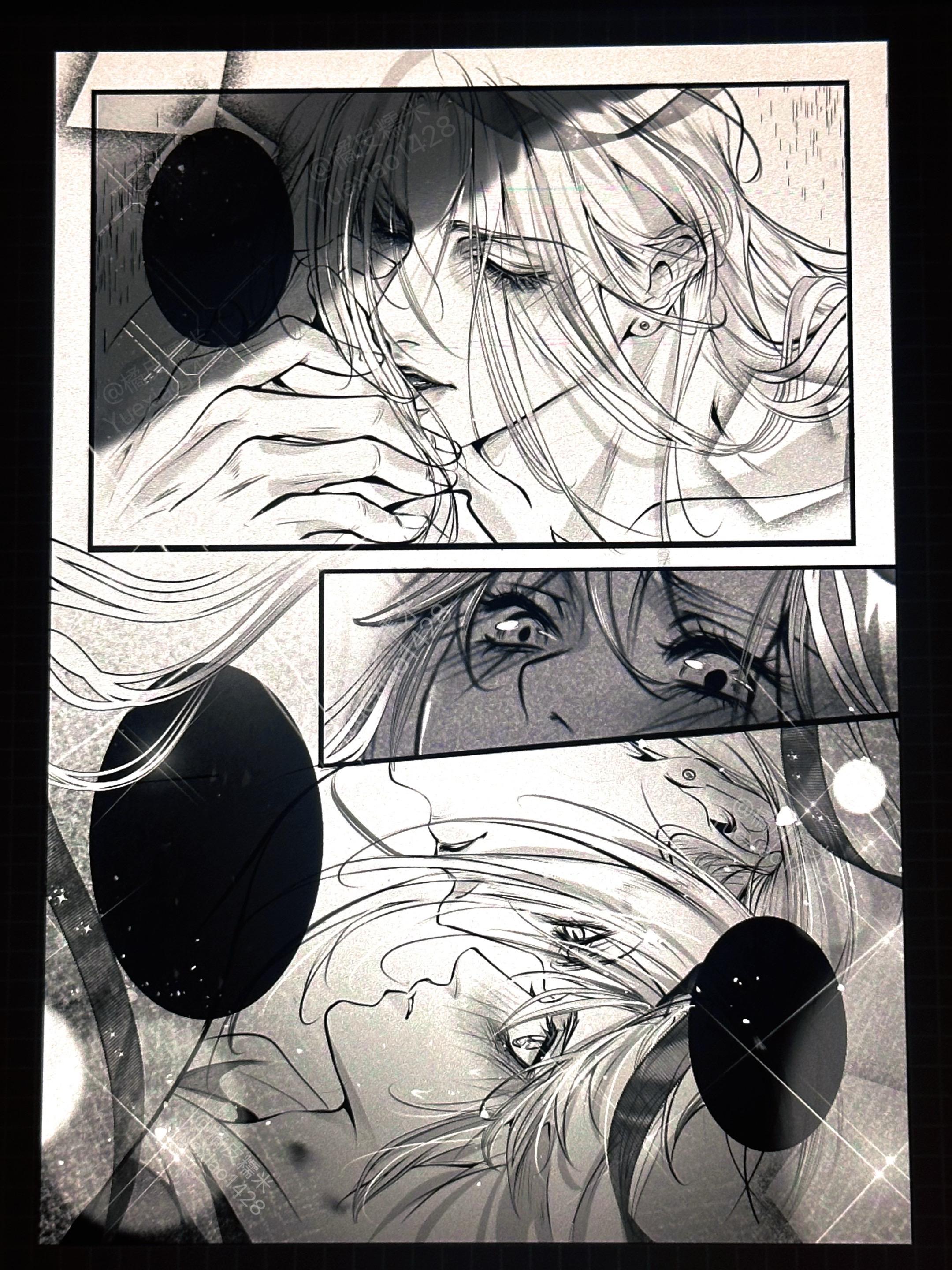 好喜欢这个氛围😭。画完圣诞特典最喜欢的1p…到现在还会拿出来反复品味5555