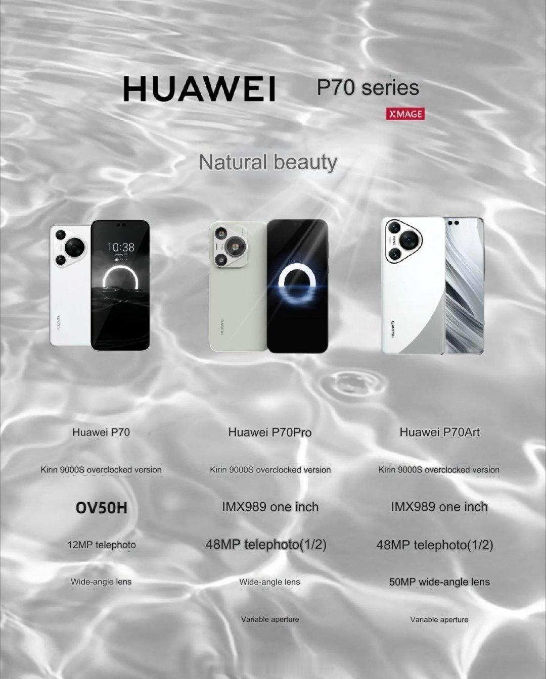 网传的华为P70系列，预计3月底发布[吃瓜] ​​​