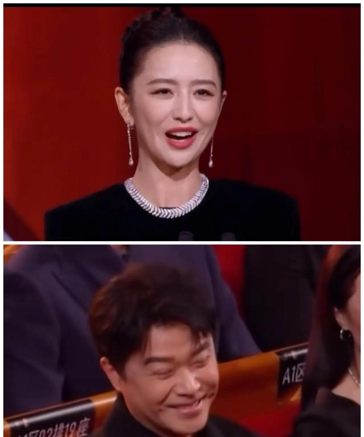 霍思燕在后台夸佟丽娅漂亮，镜头突然扫到陈思诚，网友立刻脑补旧情复燃。
11月17