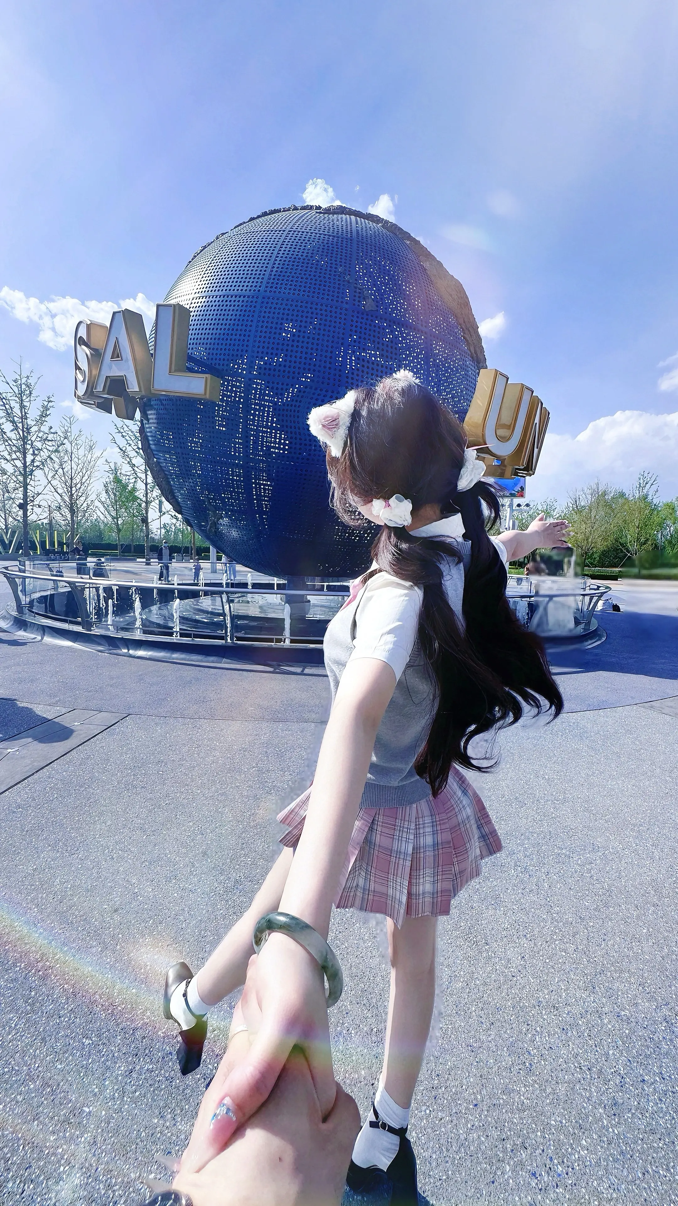 在北京环球的两天像在拍电影一样