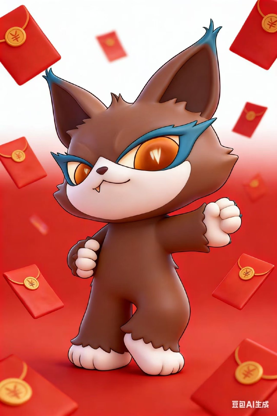 喵娲娲除夕要发30万红包 这只猫竟然要发30万！快快点击关注，除夕30万红包等你