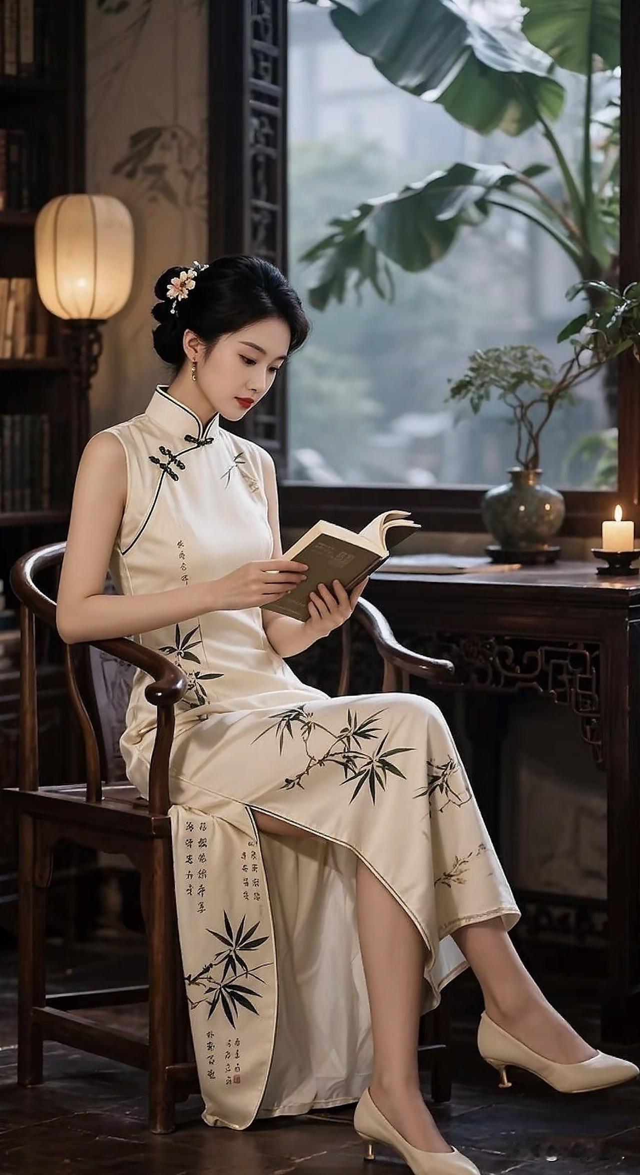 台风“桦加沙”正无情袭来，我穿着旗袍，看红尘《简爱》。

世界需要爱，简单的爱，