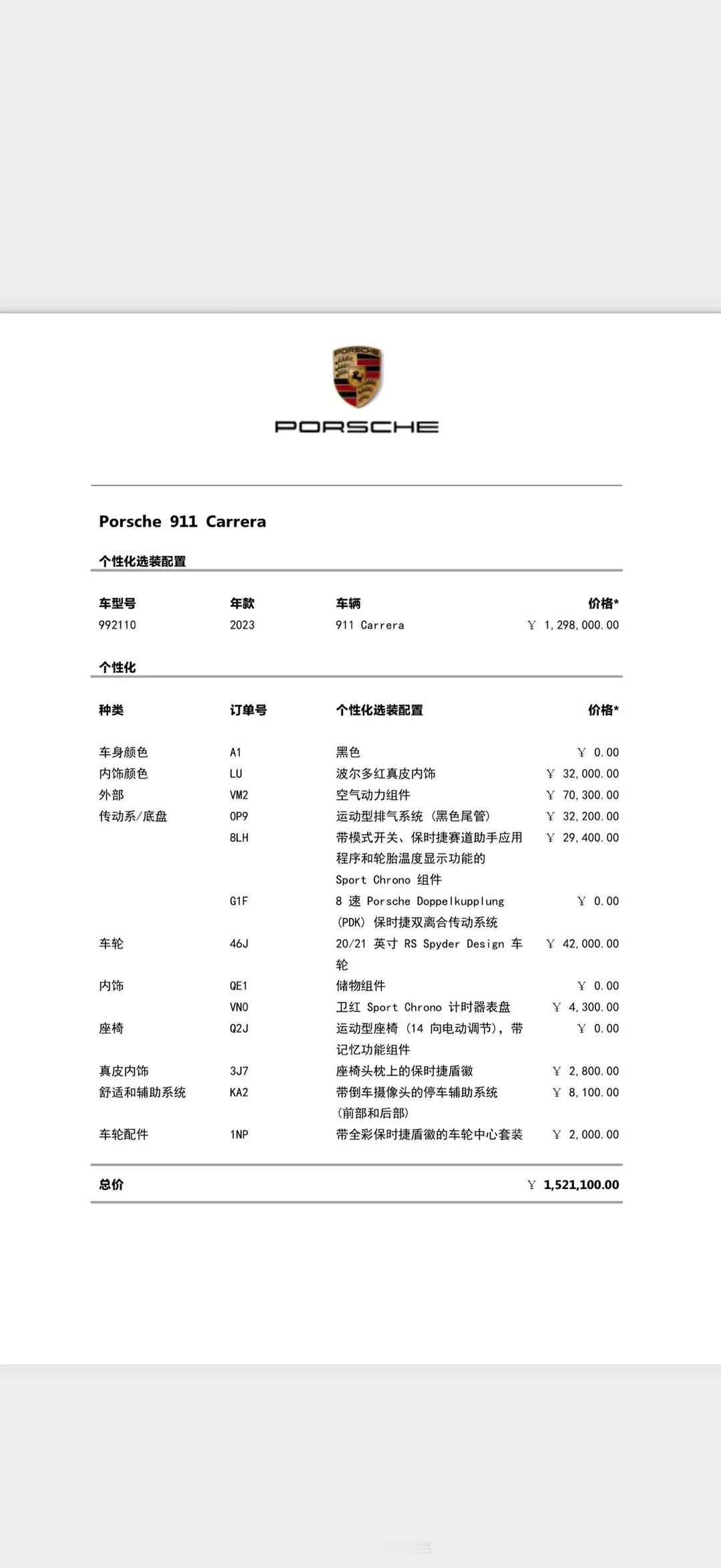 有一说一，这种选配大尾翼的992.1，真的是二手车市场里的香饽饽。不仅一车一价，