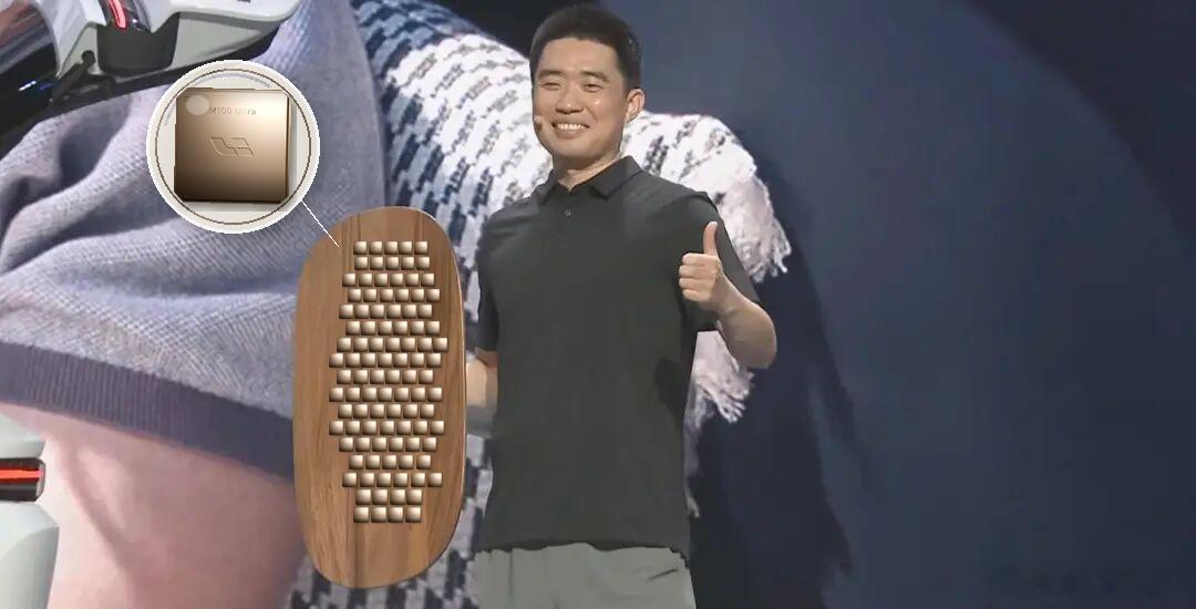 今天要是李想这么干，恐怕会更轰动李想手拿芯片玩举桌子梗