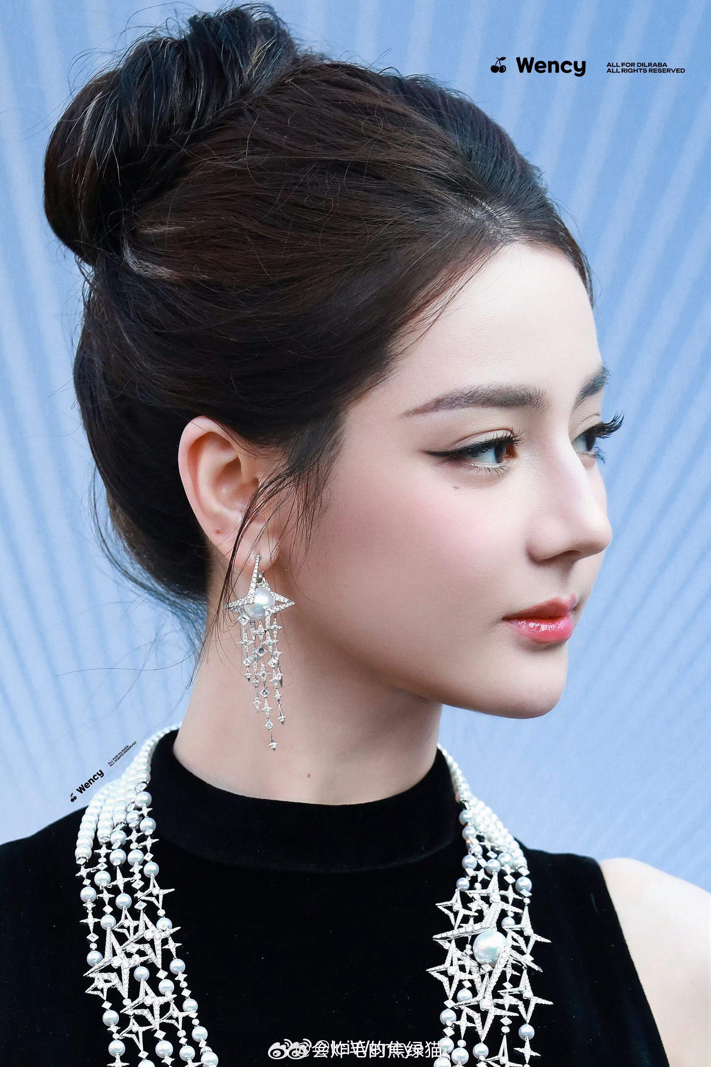 迪丽热巴张碧晨的妆都是金鹤龙化的 这个迪丽热巴太美了 