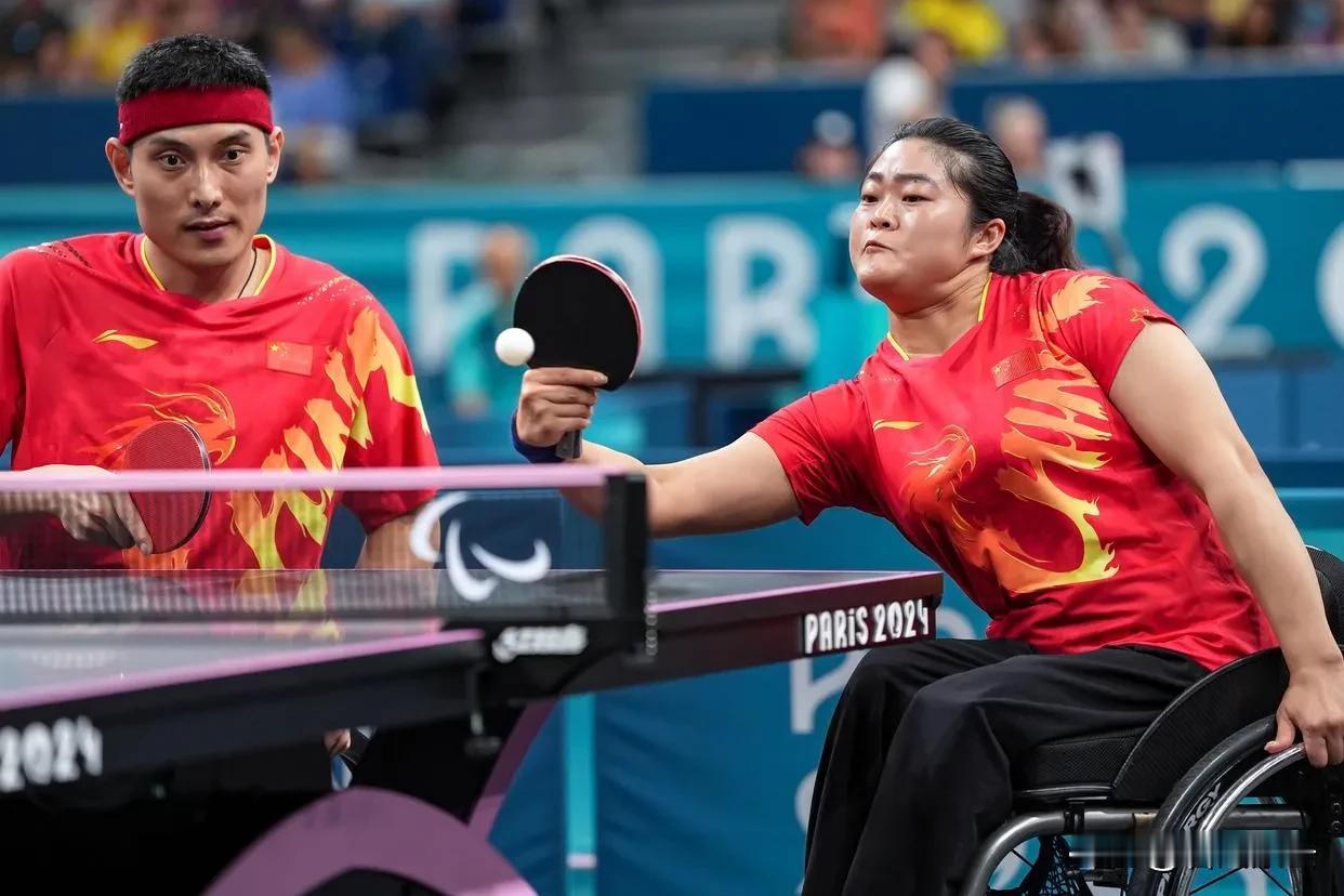 中国乒乓球选手又获得一枚混双冠军

在9月1日巴黎残奥会乒乓球混双7级决赛中，中