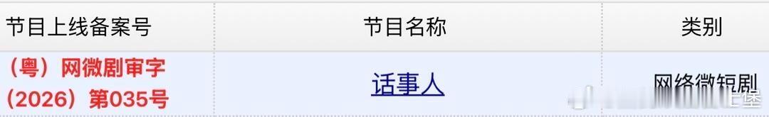 🎙️何健麒、吴念轩《话事人》近日过审下证应该快来了 